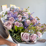 Purple Rose bouquet