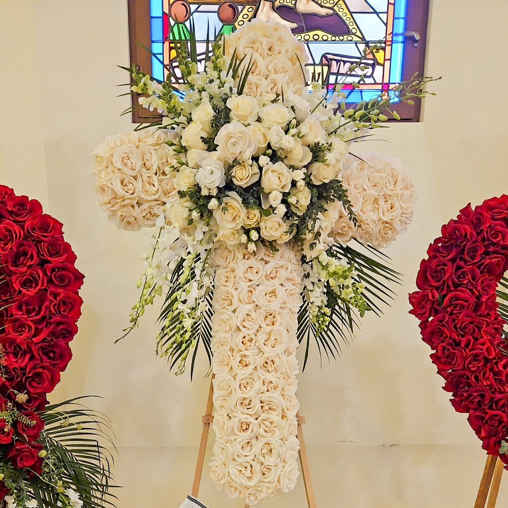 Large Cross - White