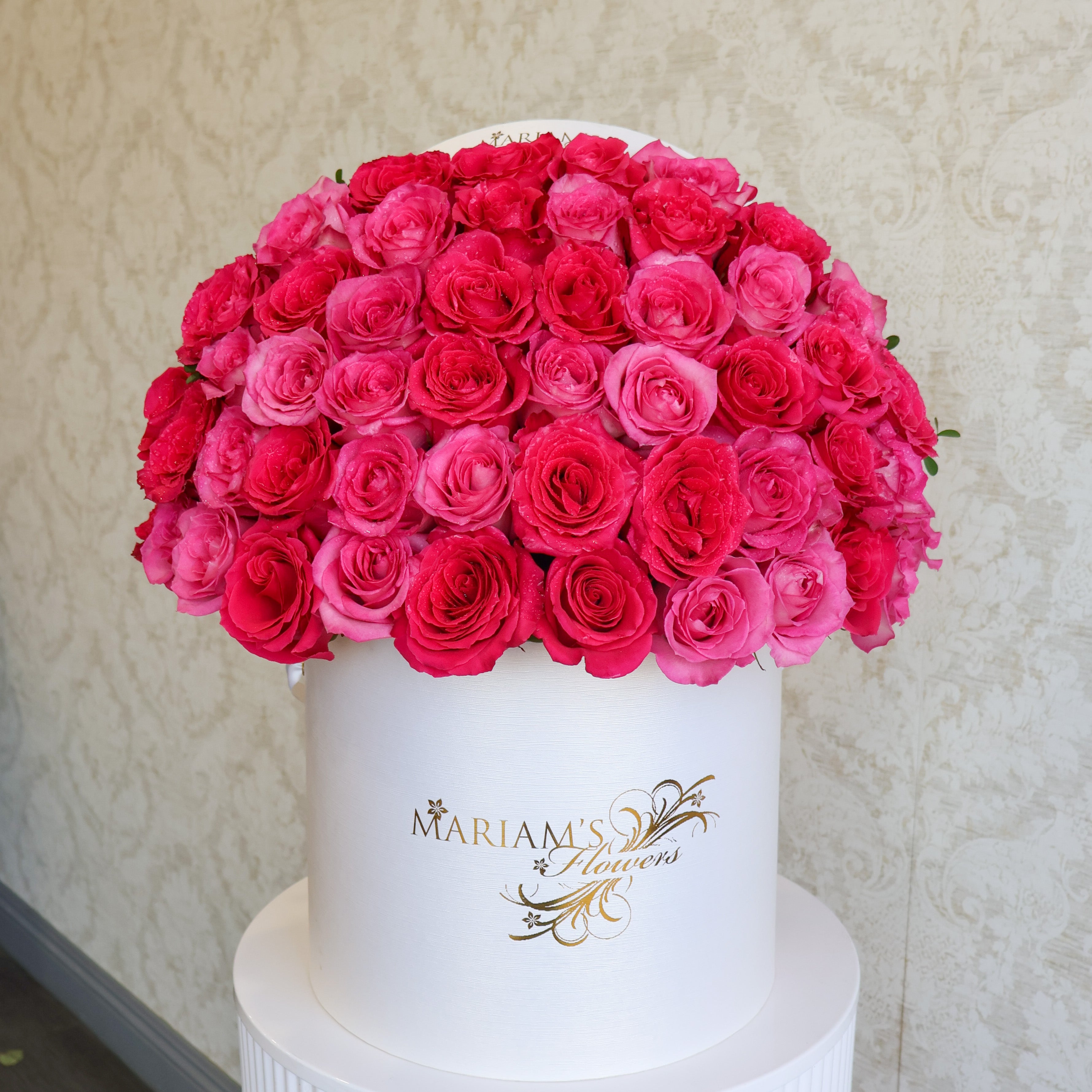 Valentine Dark and Light Pink Rose Classic