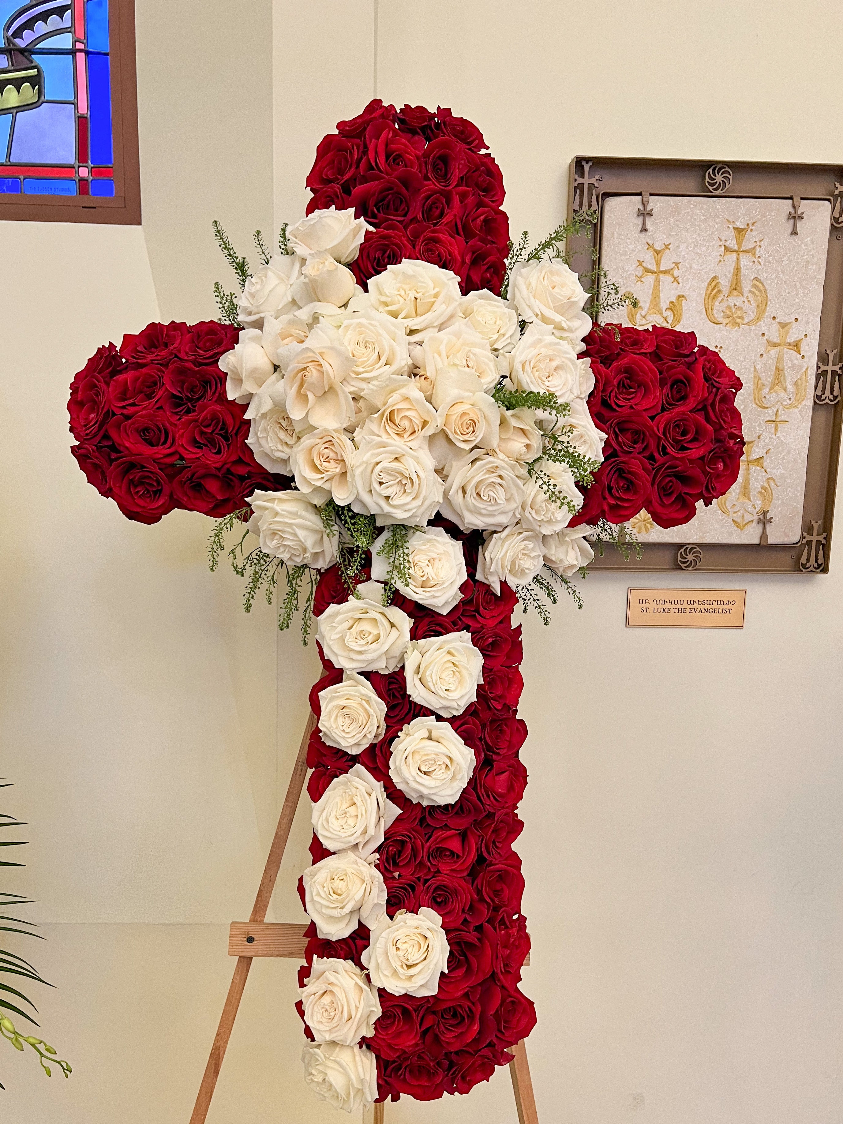 Large Cross 2- Red