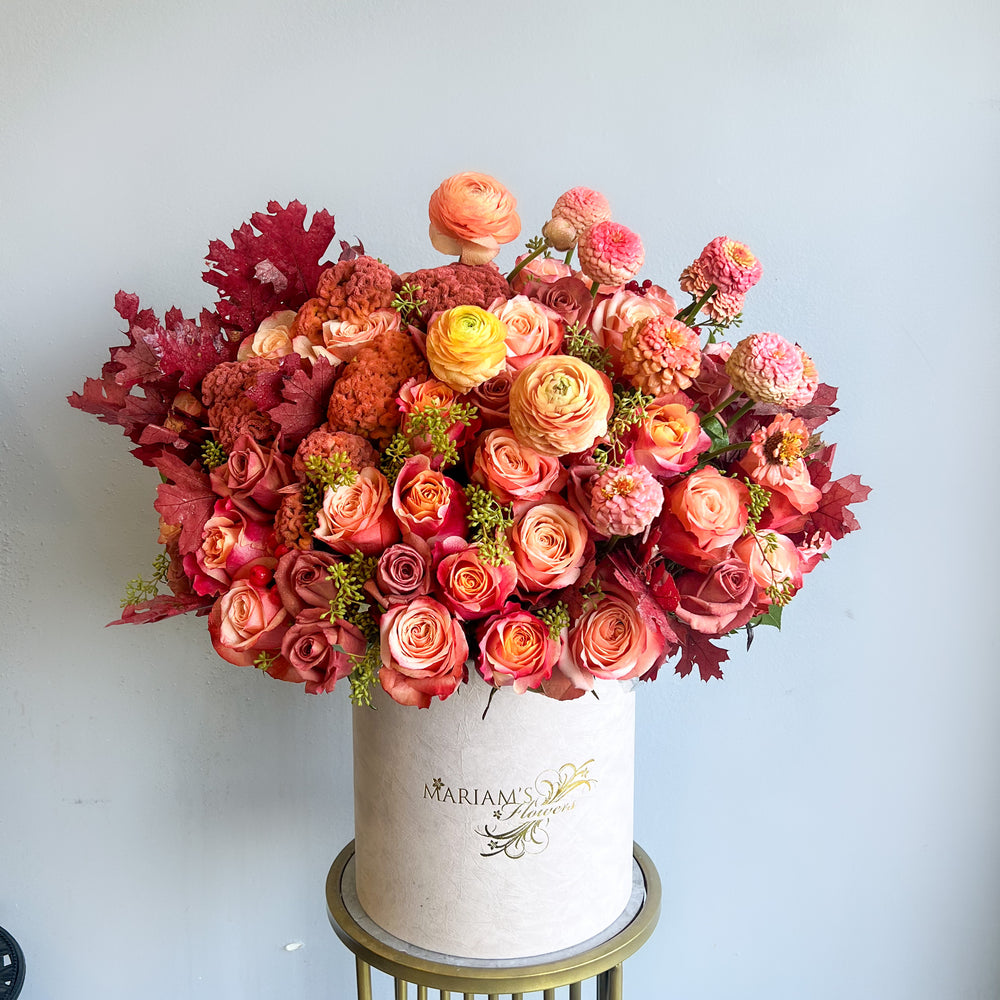 Flowers In Box Boxed Floral Arrangements | Delivered Fresh | Mariams Flowers