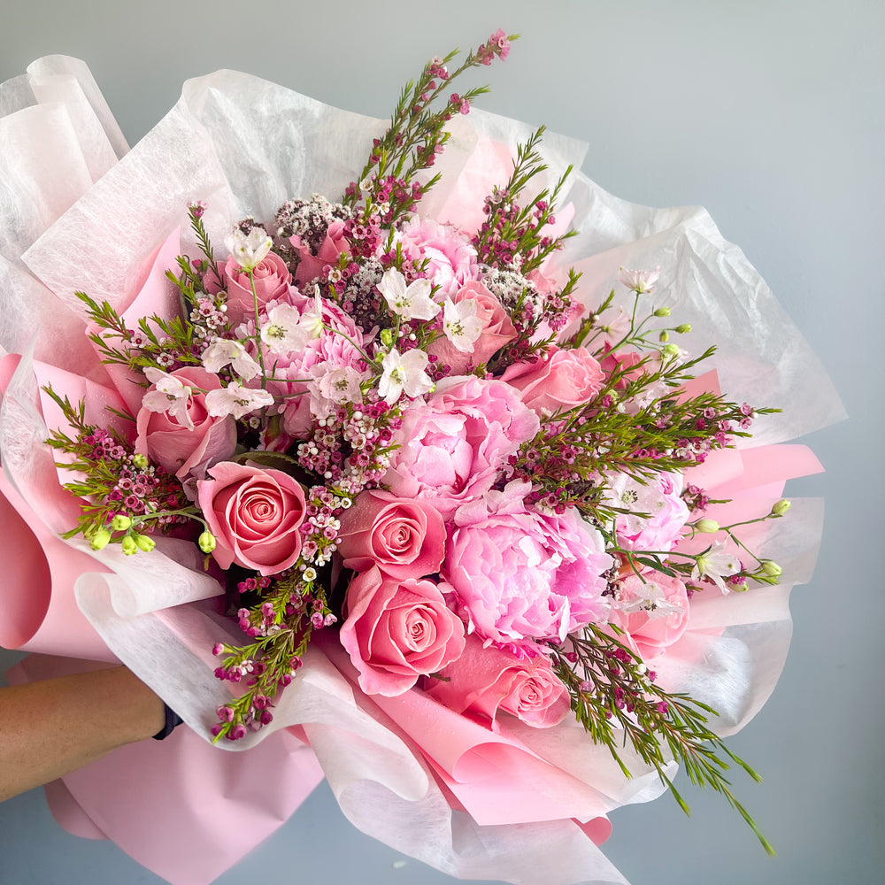 Roses + Peonies