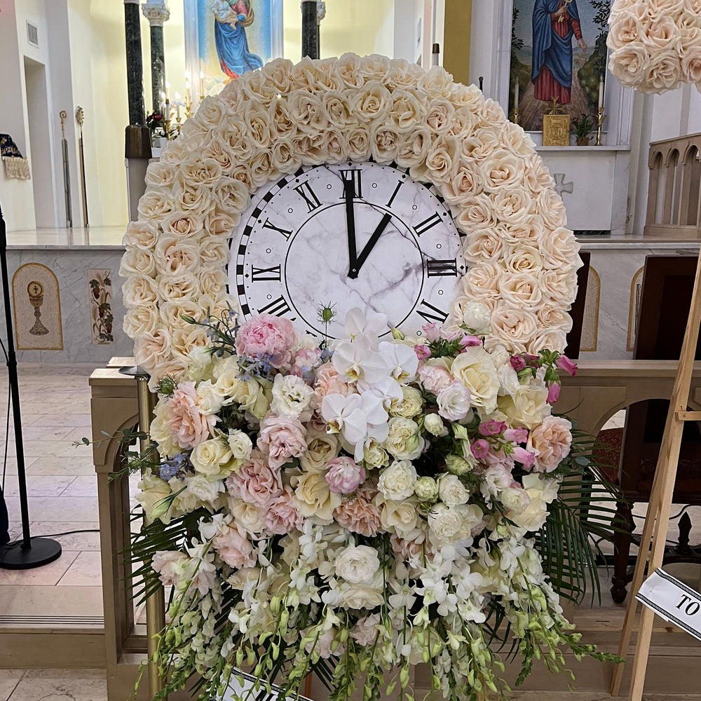 Clock 2- Blush tones