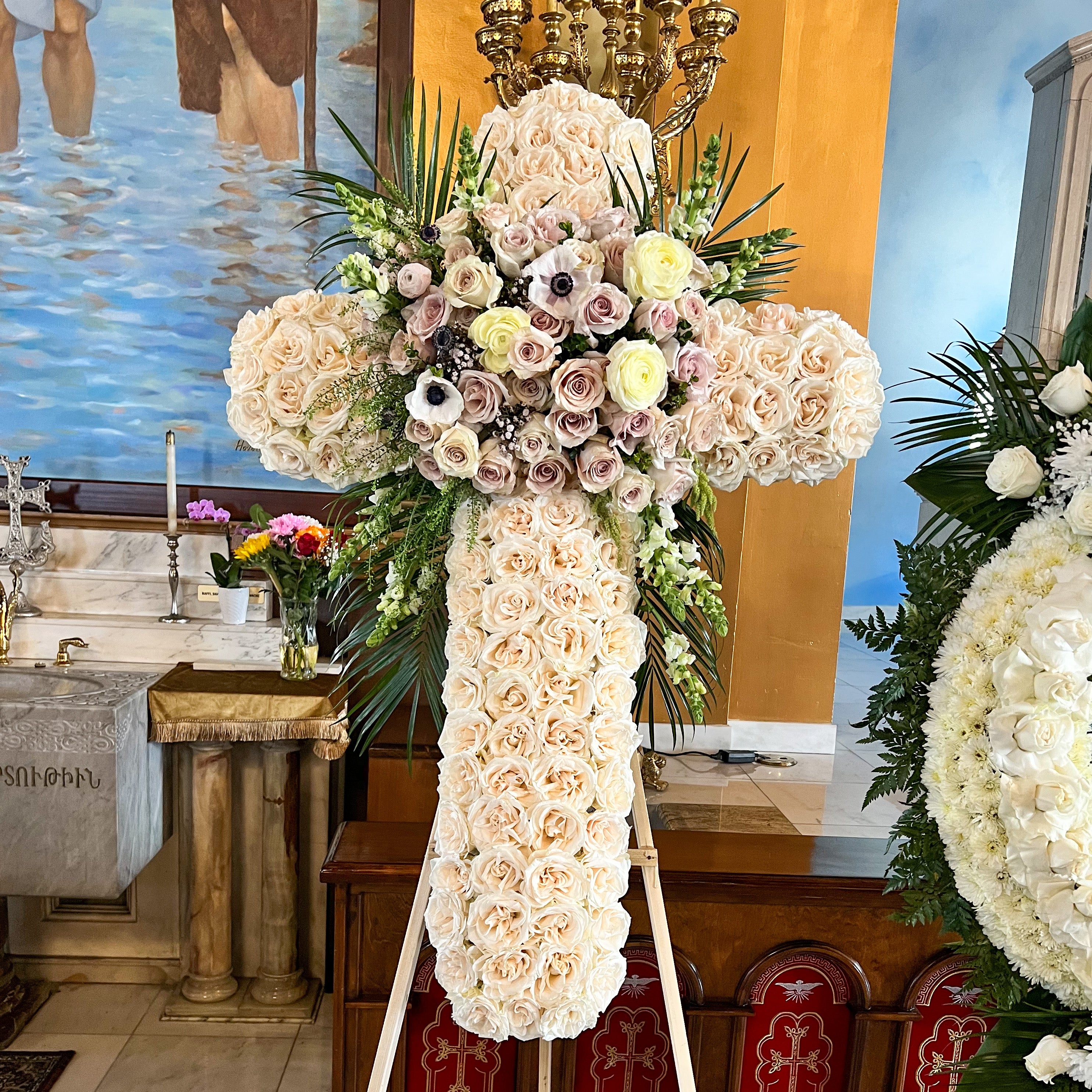 Large Cross 3 - Mariams Flowers