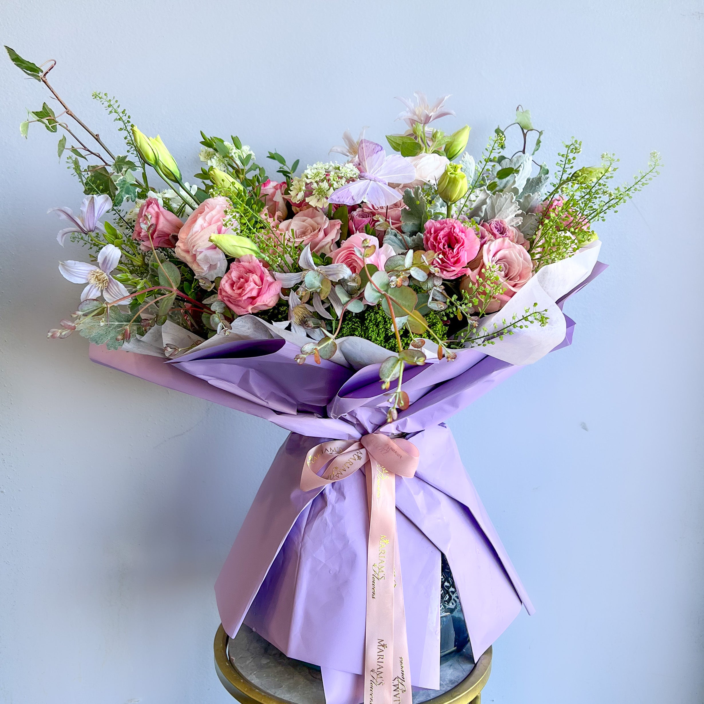lavender flower bouquet French Bouquet: Lavender – Mariams Flowers