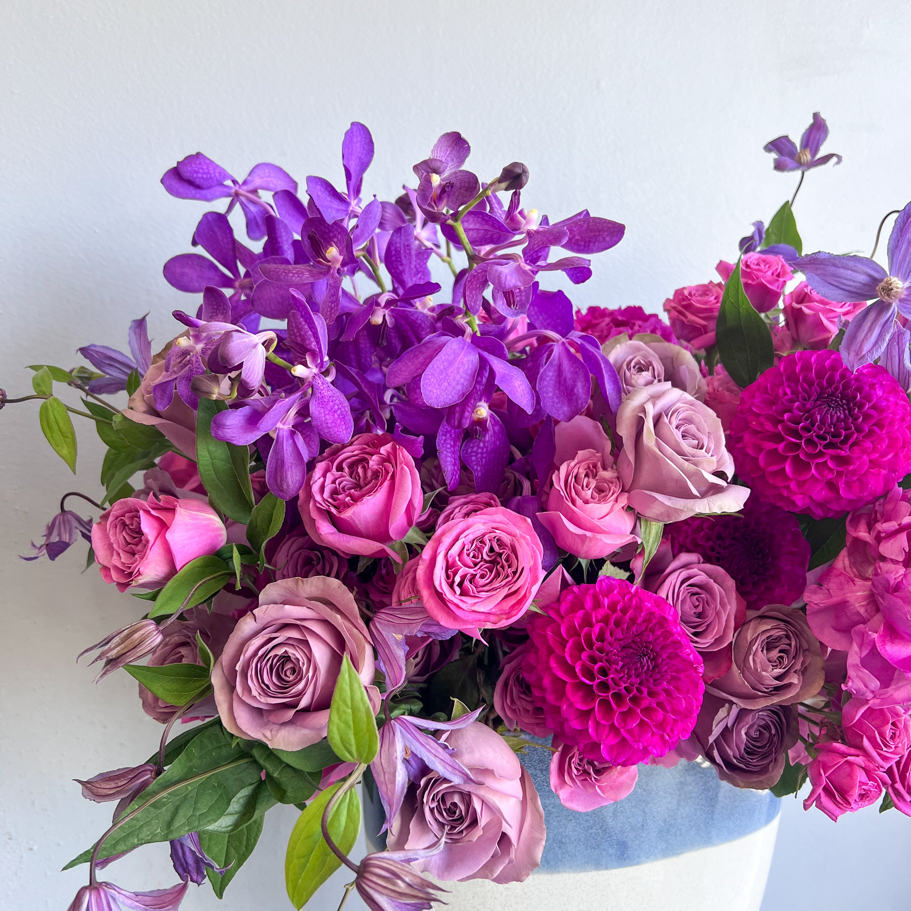 artificial lavender flower arrangements Raspberry kiss – Lavender Blooms Luxury Floral Arrangement – Mariams Flowers