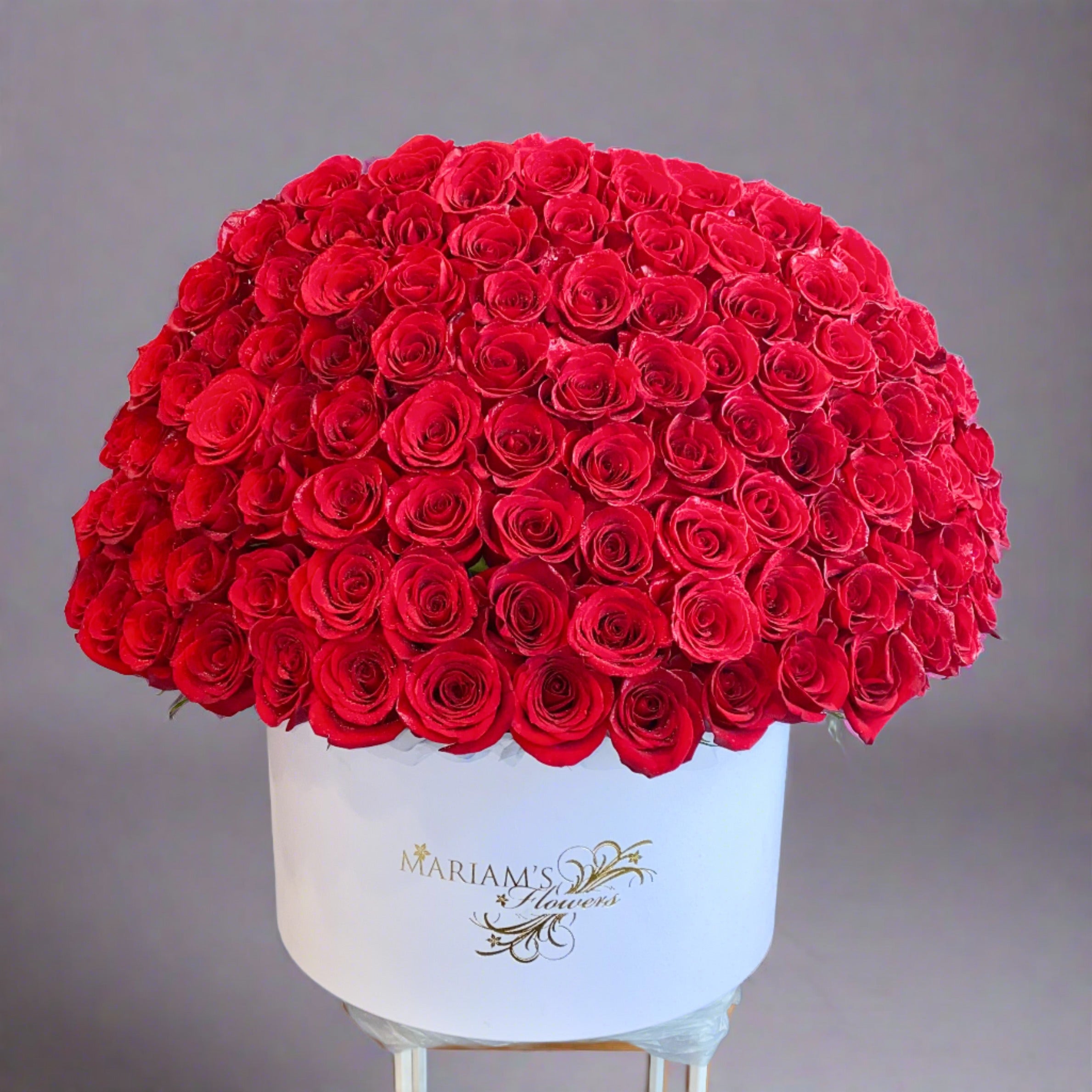 Red Rose Classic 100 Roses – Mariams Flowers
