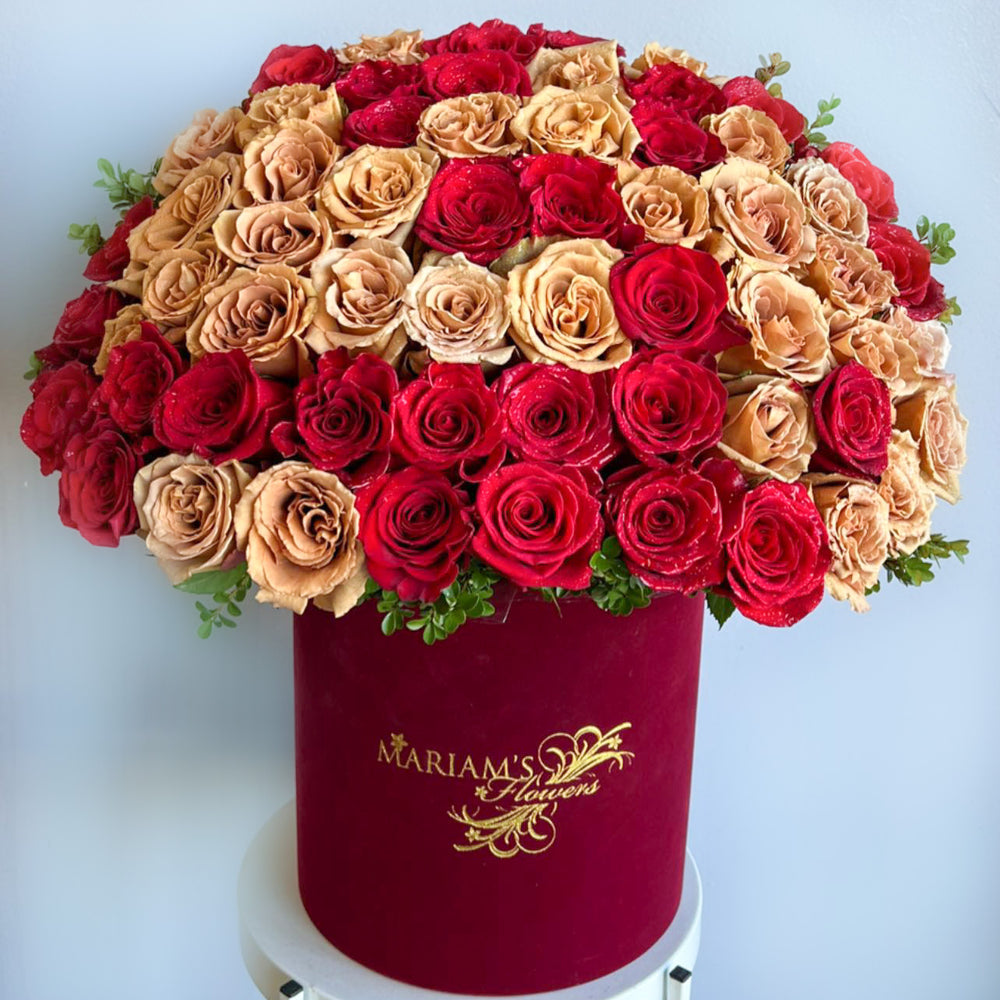 Red and Caramel Rose Classic